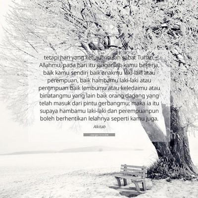 Ulangan 5:14 Ayat Alkitab Dijelaskan