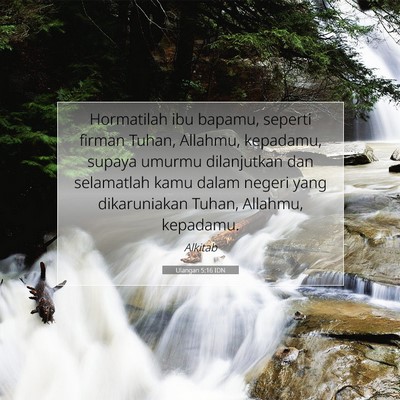 Ulangan 5:16 Ayat Alkitab Dijelaskan