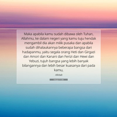 Ulangan 7:1 IDN Gambar Ayat Alkitab