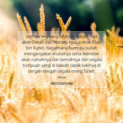 Ulangan 11:6 IDN Gambar Ayat Alkitab