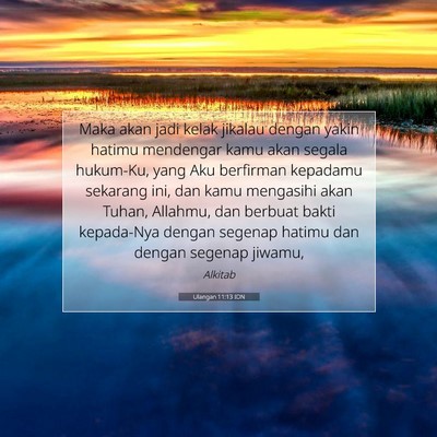 Ulangan 11:13 IDN Gambar Ayat Alkitab