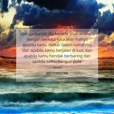 Ulangan 11:19 Ayat Alkitab Dijelaskan