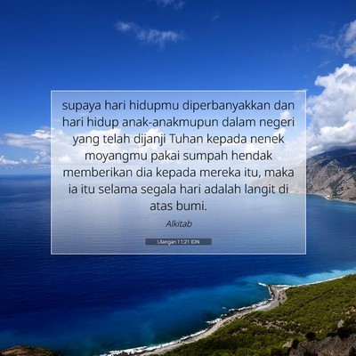 Ulangan 11:21 Ayat Alkitab Dijelaskan