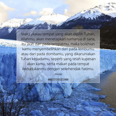 Ulangan 12:21 IDN Gambar Ayat Alkitab