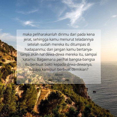 Ulangan 12:30 IDN Gambar Ayat Alkitab