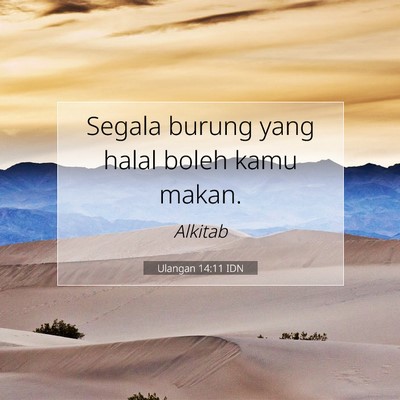 Ulangan 14:11 Ayat Alkitab Dijelaskan