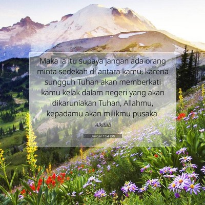 Ulangan 15:4 Ayat Alkitab Dijelaskan