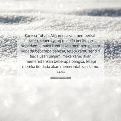 Ulangan 15:6 Ayat Alkitab Dijelaskan