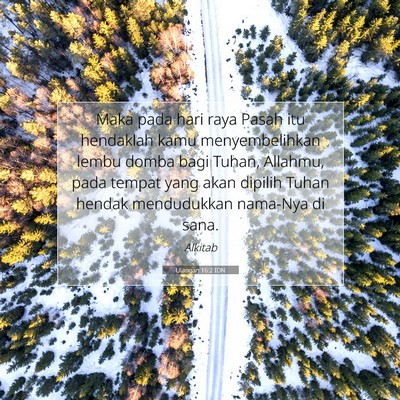Ulangan 16:2 Ayat Alkitab Dijelaskan