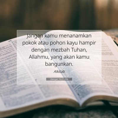 Ulangan 16:21 IDN Gambar Ayat Alkitab