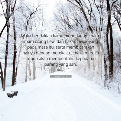 Ulangan 17:9 Ayat Alkitab Dijelaskan