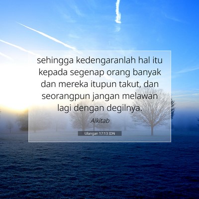 Ulangan 17:13 IDN Gambar Ayat Alkitab