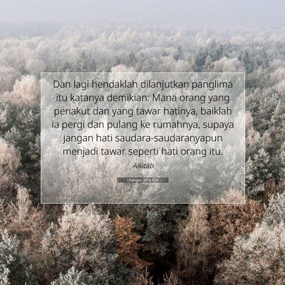 Ulangan 20:8 IDN Gambar Ayat Alkitab