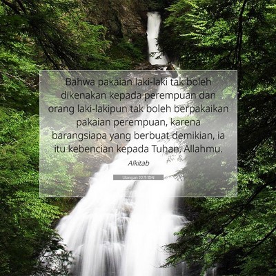Ulangan 22:5 IDN Gambar Ayat Alkitab