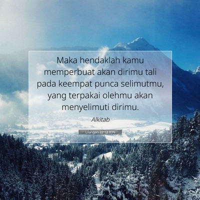 Ulangan 22:12 Ayat Alkitab Dijelaskan