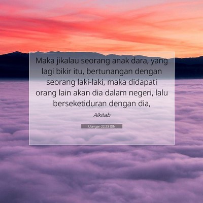Ulangan 22:23 Ayat Alkitab Dijelaskan