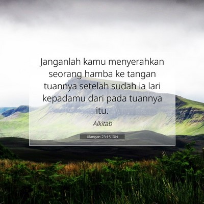 Ulangan 23:15 Ayat Alkitab Dijelaskan