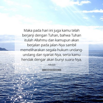 Ulangan 26:17 IDN Gambar Ayat Alkitab