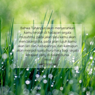 Ulangan 28:25 IDN Gambar Ayat Alkitab