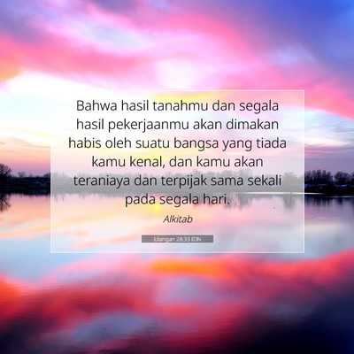 Ulangan 28:33 IDN Gambar Ayat Alkitab