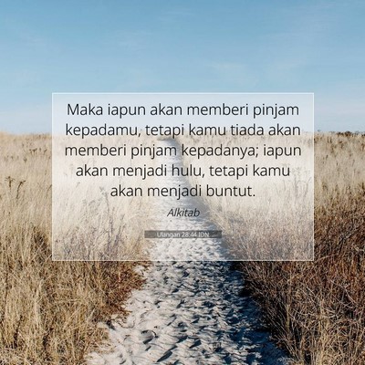Ulangan 28:44 Ayat Alkitab Dijelaskan