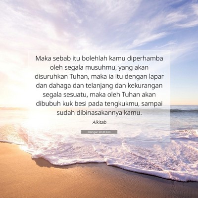 Ulangan 28:48 IDN Gambar Ayat Alkitab