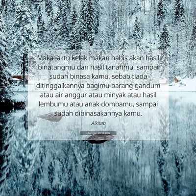 Ulangan 28:51 IDN Gambar Ayat Alkitab