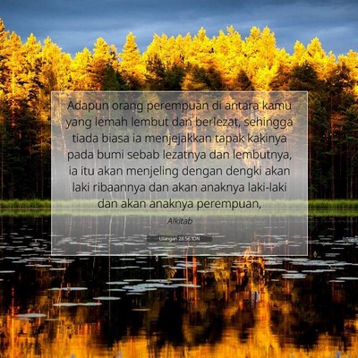 Ulangan 28:56 IDN Gambar Ayat Alkitab