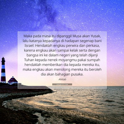 Ulangan 31:7 IDN Gambar Ayat Alkitab