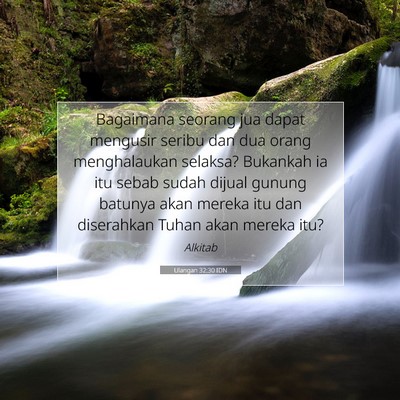 Ulangan 32:30 IDN Gambar Ayat Alkitab