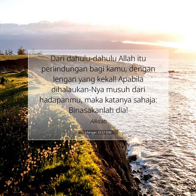 Ulangan 33:27 IDN Gambar Ayat Alkitab