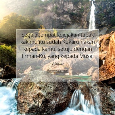 Yosua 1:3 Ayat Alkitab Dijelaskan