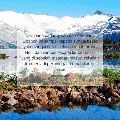 Yosua 1:4 Ayat Alkitab Dijelaskan