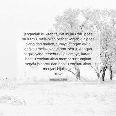 Yosua 1:8 Ayat Alkitab Dijelaskan