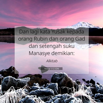 Yosua 1:12 Ayat Alkitab Dijelaskan