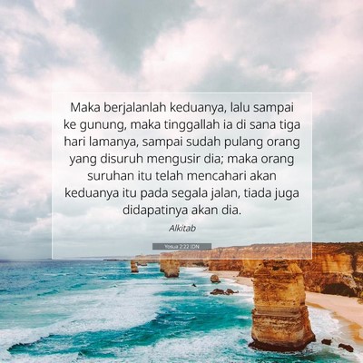 Yosua 2:22 Ayat Alkitab Dijelaskan