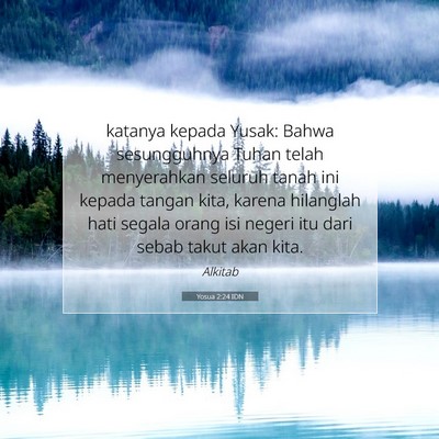 Yosua 2:24 IDN Gambar Ayat Alkitab