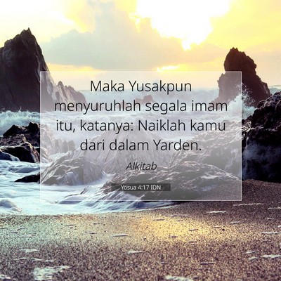 Yosua 4:17 Ayat Alkitab Dijelaskan