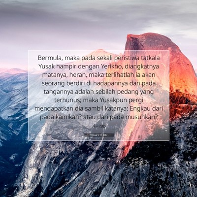 Yosua 5:13 IDN Gambar Ayat Alkitab
