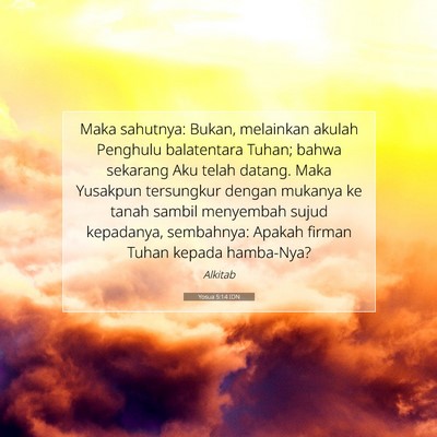 Yosua 5:14 IDN Gambar Ayat Alkitab