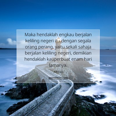 Yosua 6:3 Ayat Alkitab Dijelaskan
