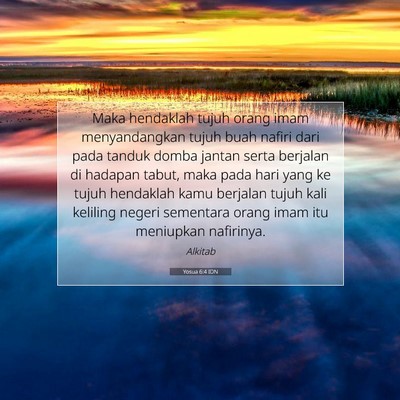 Yosua 6:4 Ayat Alkitab Dijelaskan