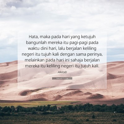 Yosua 6:15 Ayat Alkitab Dijelaskan