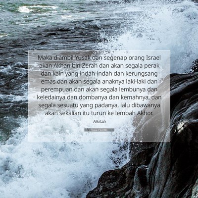 Yosua 7:24 IDN Gambar Ayat Alkitab