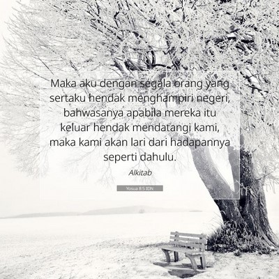 Yosua 8:5 Ayat Alkitab Dijelaskan