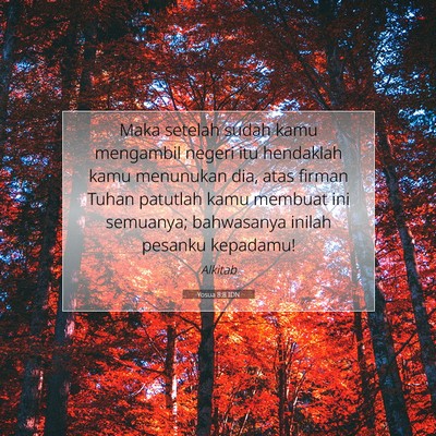 Yosua 8:8 Ayat Alkitab Dijelaskan