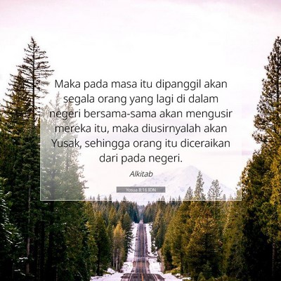 Yosua 8:16 Ayat Alkitab Dijelaskan