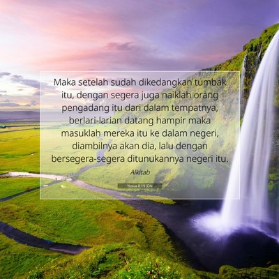 Yosua 8:19 Ayat Alkitab Dijelaskan