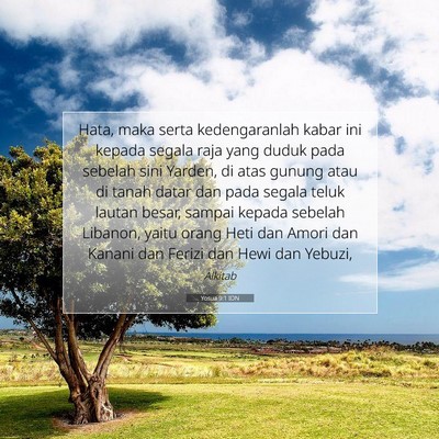 Yosua 9:1 Ayat Alkitab Dijelaskan