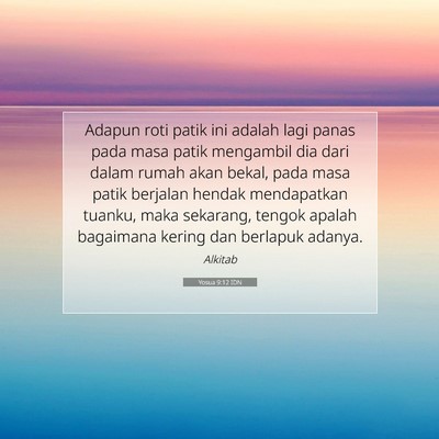 Yosua 9:12 Ayat Alkitab Dijelaskan